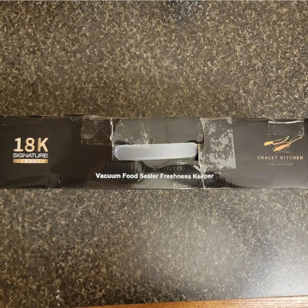 🆕️🌯The Chalet Kitchen 18K Signature Series Vacuum Food Sealer, Black
